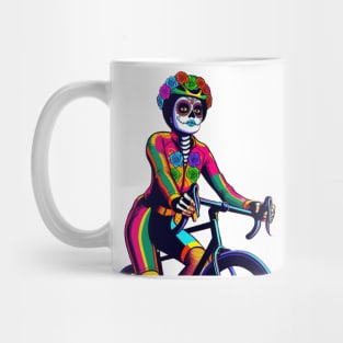 Colorful Catrina cycling Mug